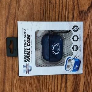 NCAA Penn State Protective Soft Shell Case for Airpods Pro Keychain New in Box